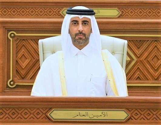 Secretary-General of the Shura Council H E Nayef bin Mohammed Al Mahmoud