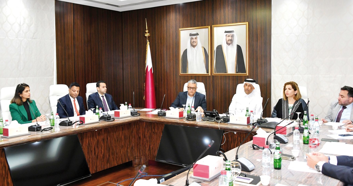 QAFL officials with members of the association during the meeting.