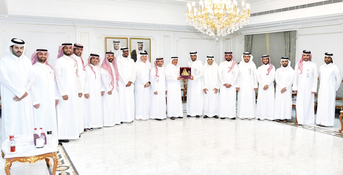 Officials posing for a photo during the meeting.