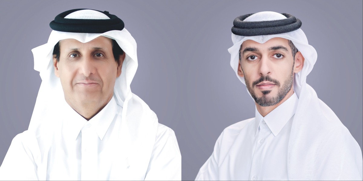 Chairman of QIC Group Sheikh Hamad bin Faisal bin Thani Jasim Al Thani (left) and CEO of QIC Group Salem Khalaf Al Mannai