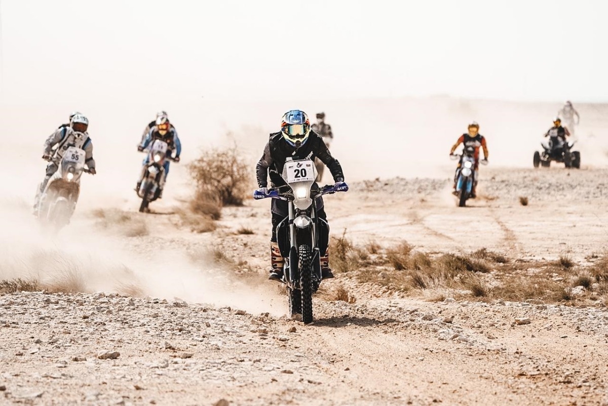 Riders tackle the second stage of the Qatar Baja on Friday, October 1, 2024. 