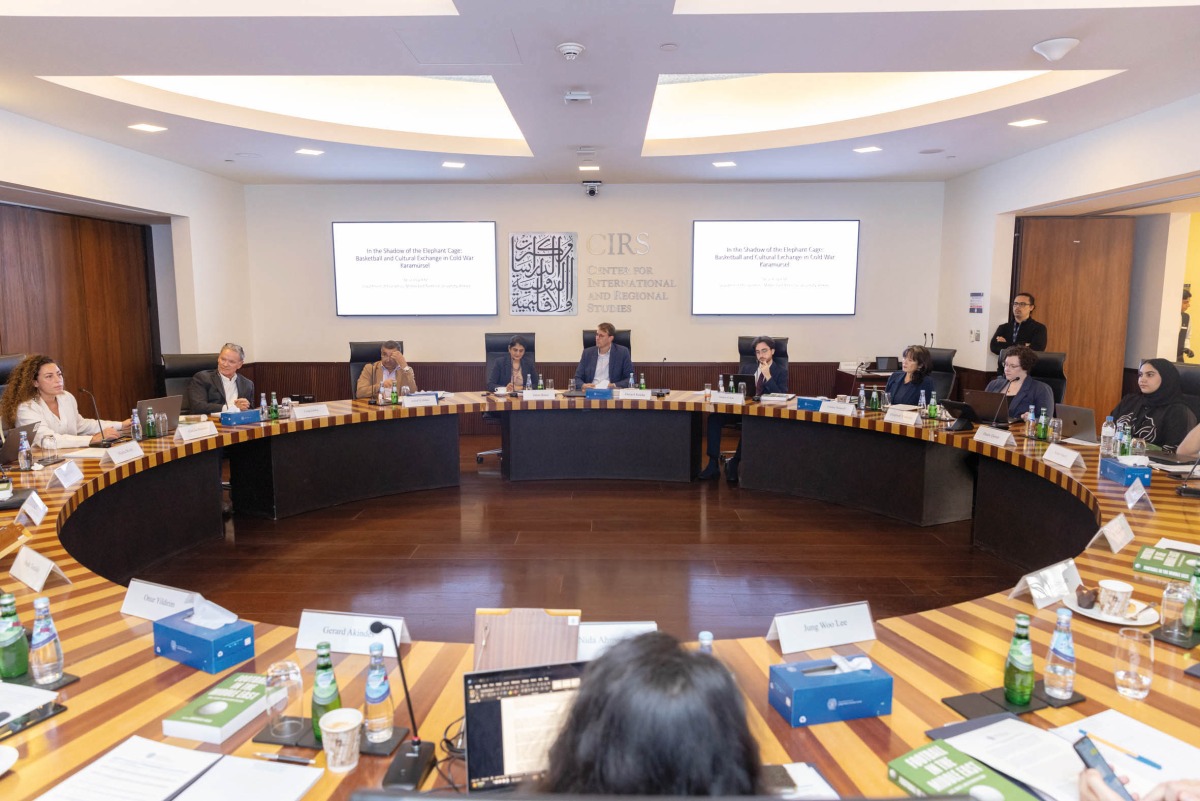 Panellists discuss the topic at the Georgetown University in Qatar's  event.