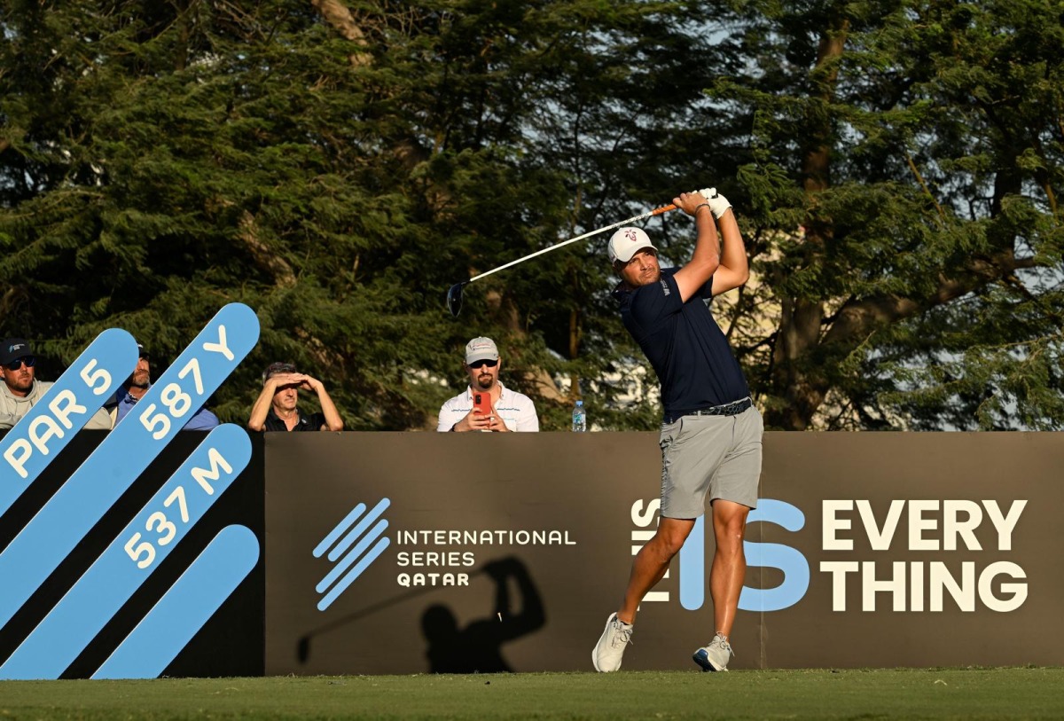 Peter Uihlein pictured at Doha Golf Club during International Series Qatar, the ninth of 10 events on The International Series in 2024. (Photo by Asian Tour)