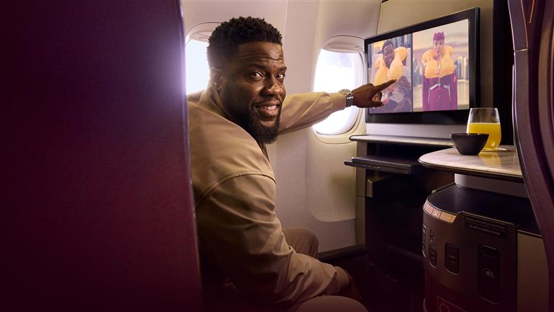 Qatar Airways Global Brand Ambassador Kevin Hart 