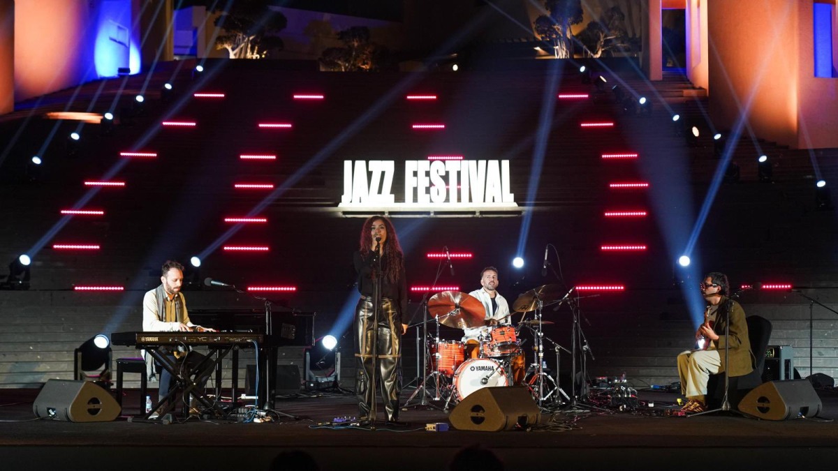 One of the bands performing at the eighth edition of the Katara European Jazz Festival.