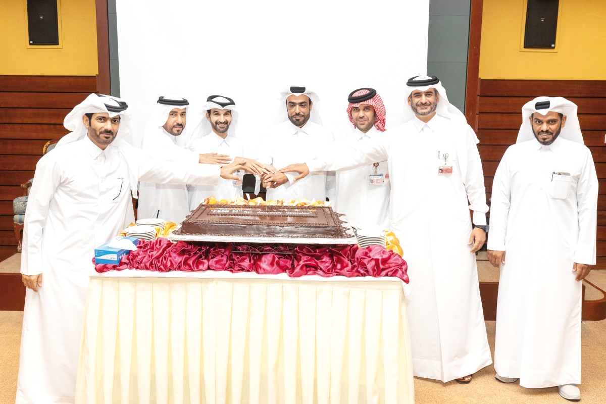 QatarEnergy LNG officials during the 10th anniversary celebration.