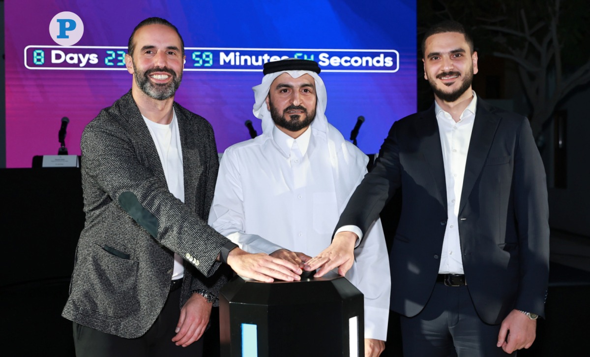 CEO of Media City Eng Jassim Mohamed Al Khori and others at the launch of ‘Qatar ArtBeat’. Pic: Rajan Vadakkemuriyil / The Peninsula