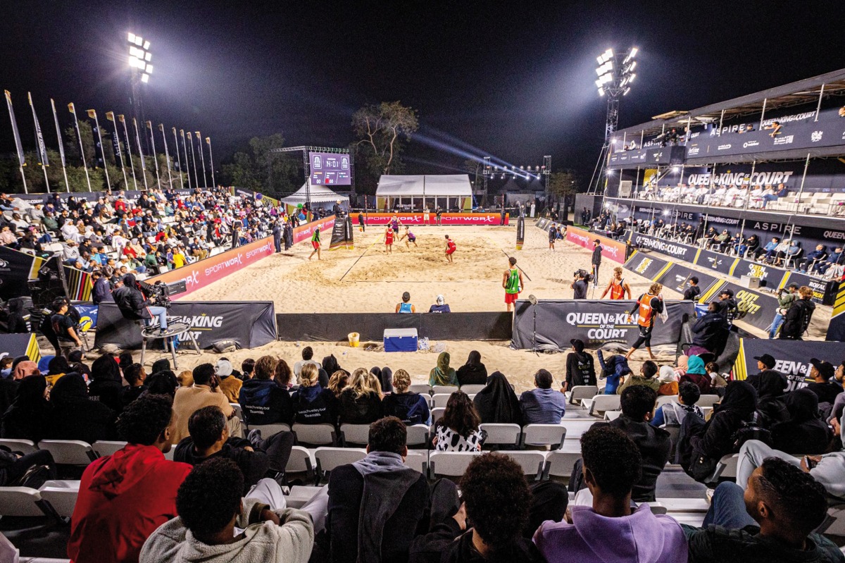 A file photo of action at Aspire Park.