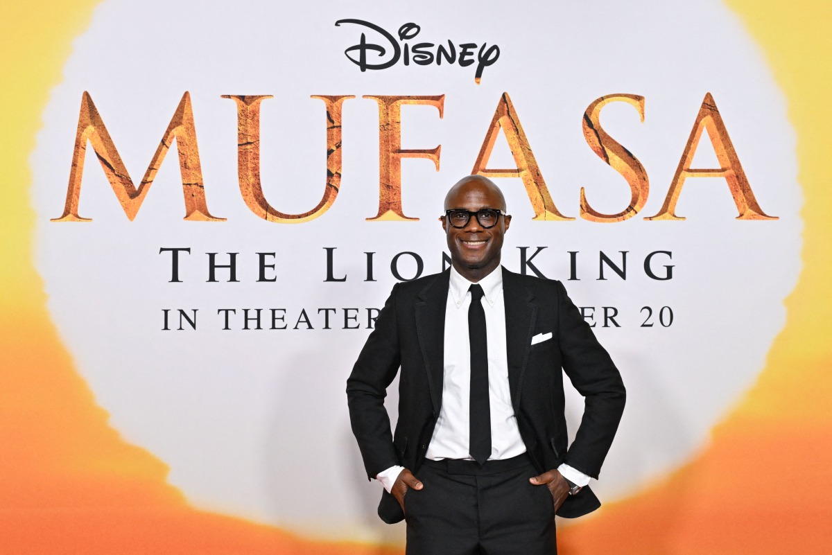 US director Barry Jenkins attends the world premiere of Disney's 