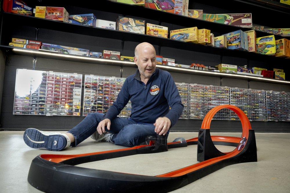 Bruce Pascal’s fascination with Hot Wheels began in childhood. Marvin Joseph/The Washington Post
 