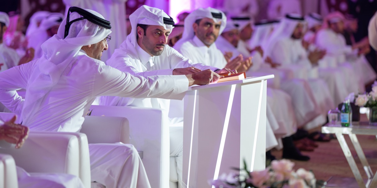 Minister of Municipality H E Abdullah bin Hamad bin Abdullah Al Attiya, Minister of Justice and Minister of State for Cabinet Affairs H E Ibrahim bin Ali Al Mohannadi and President of Real Estate Regulatory Authority (Aqarat) H E Eng Khalid bin Ahmed Al Obaidli during the launch of the strategy.