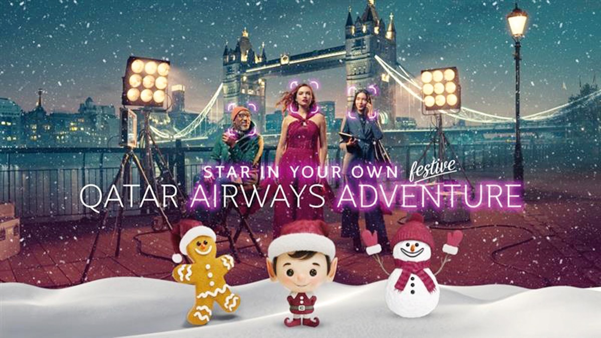 A flier of the new Qatar Airways campaign.