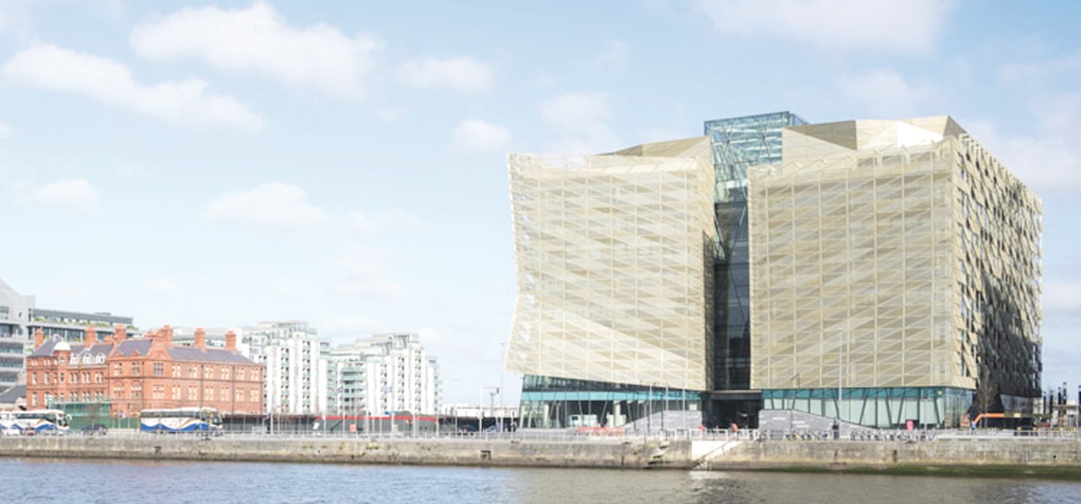 Headquarters of The Central Bank of Ireland in Dublin.