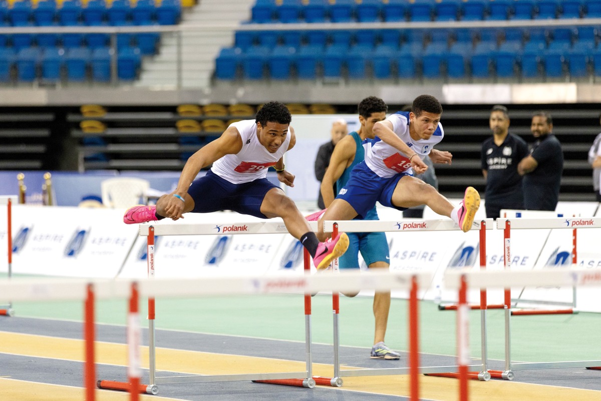 Aspire-trained Kendry Fuentes ran the 60m indoor hurdles heat in 7.48 seconds.