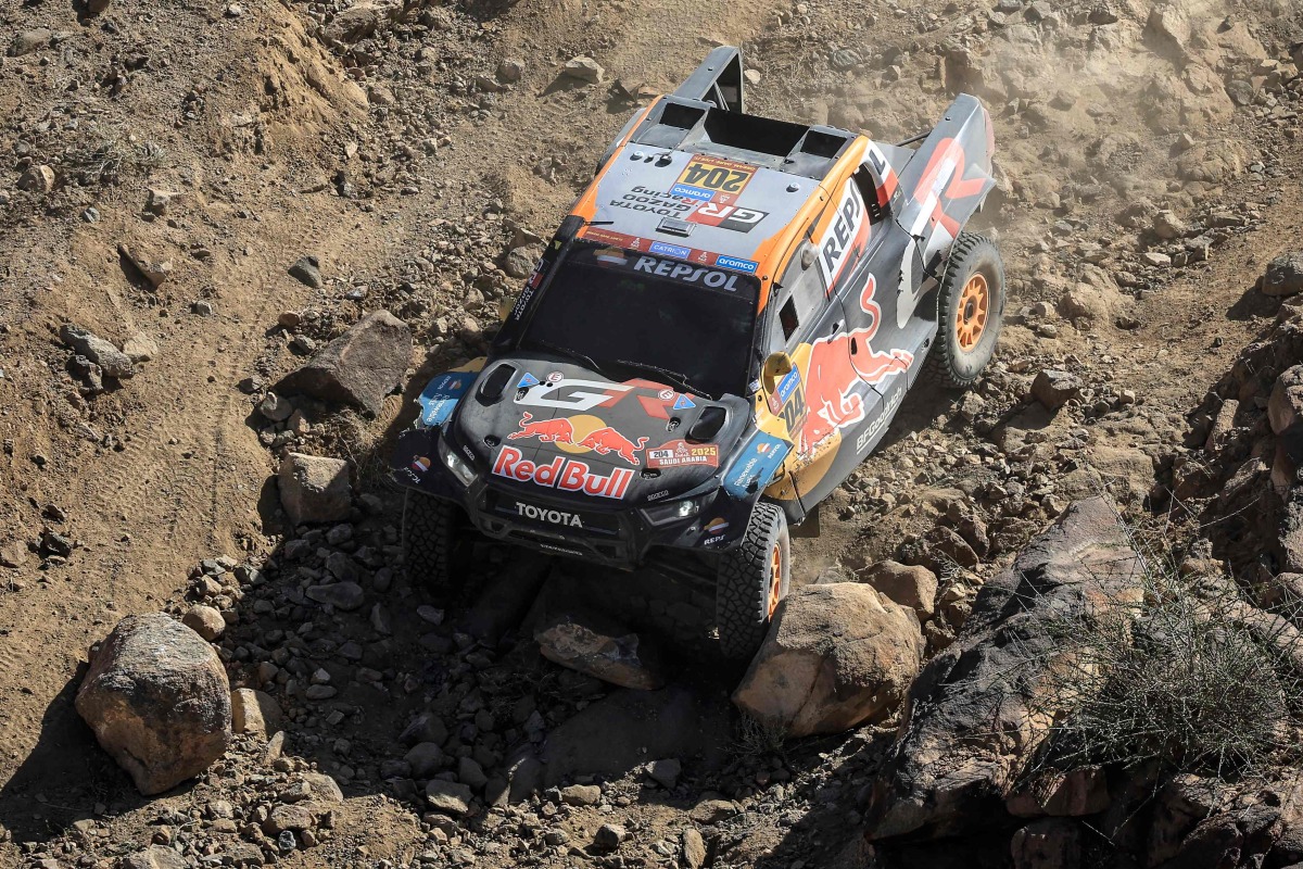 US’ driver Seth Quintero and German co-driver Dennis Zenz compete to win the Stage 1.