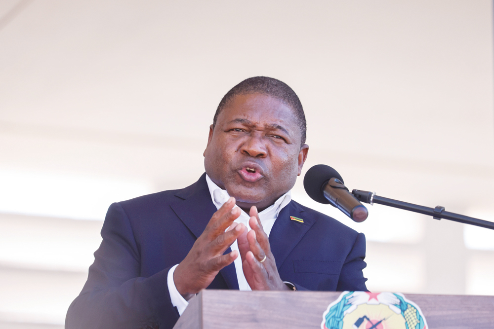 File: Mozambique President Filipe Nyusi