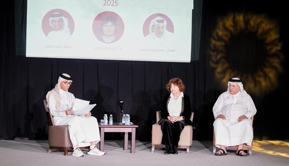 Panellists during an event to mark the Arab Theatre Day.