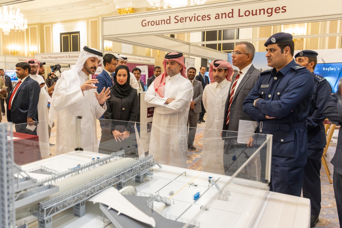 Qatar Airways Group Chief Executive Officer Engr Badr Mohammed Al Meer, other officials and participants at the launch of the campaign.