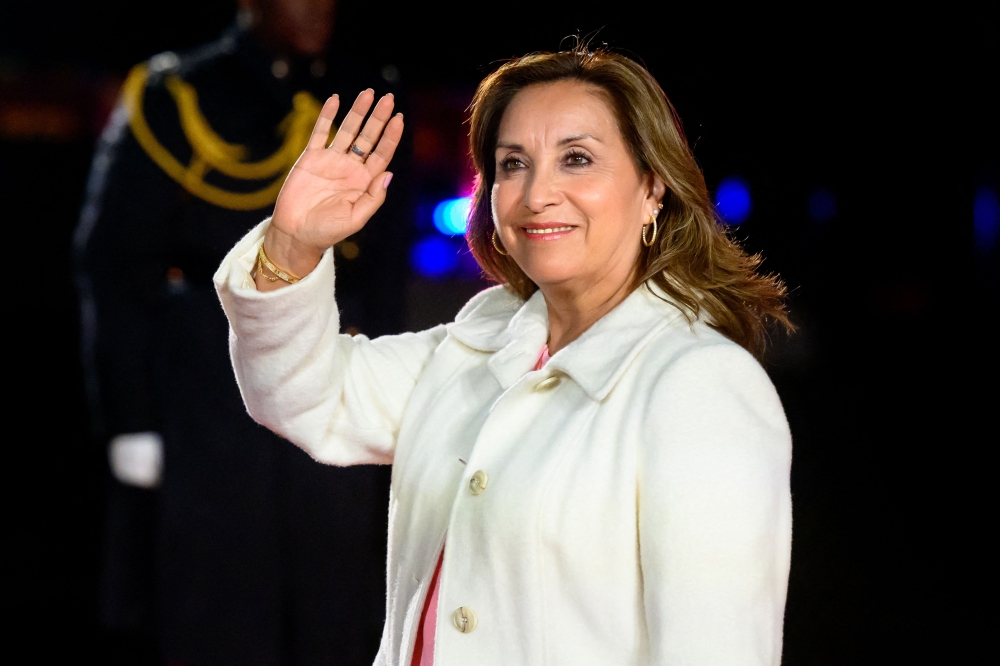 File: Peru's President Dina Boluarte / AFP