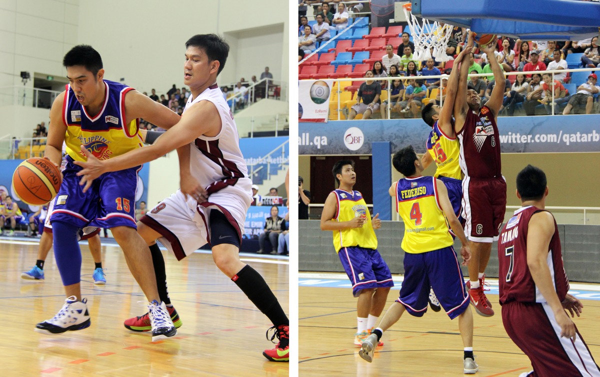 Action shots from the 6th All-Filipino match featuring the Qatar Team. 