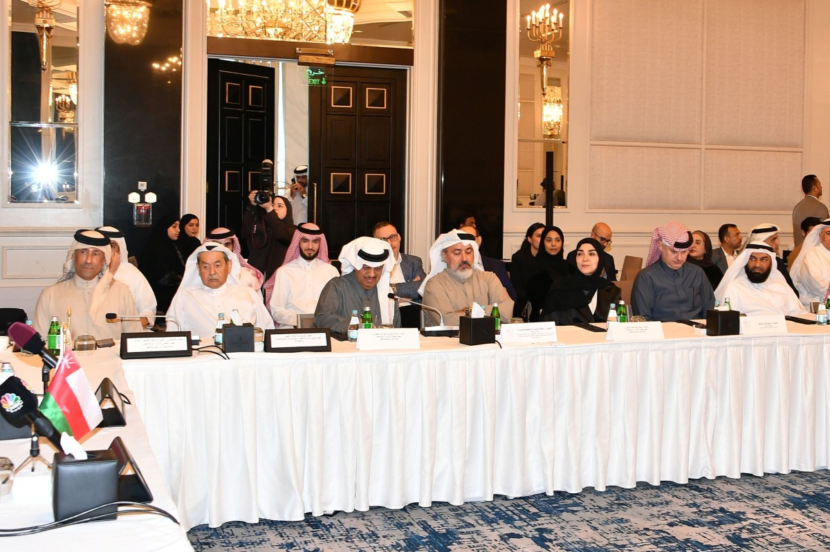 Qatar Chamber delegation during their participation in the forum.