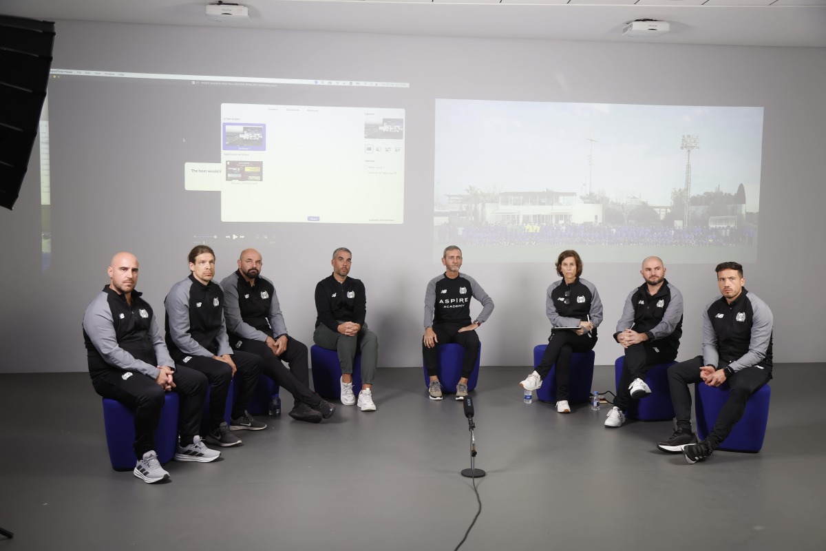 The webinar was led by the Technical Director of Aspire Academy’s Football Department Edorta Murua. 