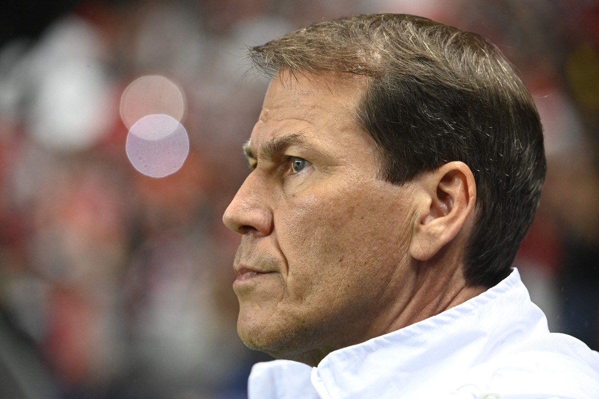 Napoli's French coach Rudi Garcia looks on during the UEFA Champions League 1st round day 1 group C football match between SC Braga and Napoli at the Municipal stadium of Braga on September 20, 2023. Photo by MIGUEL RIOPA / AFP