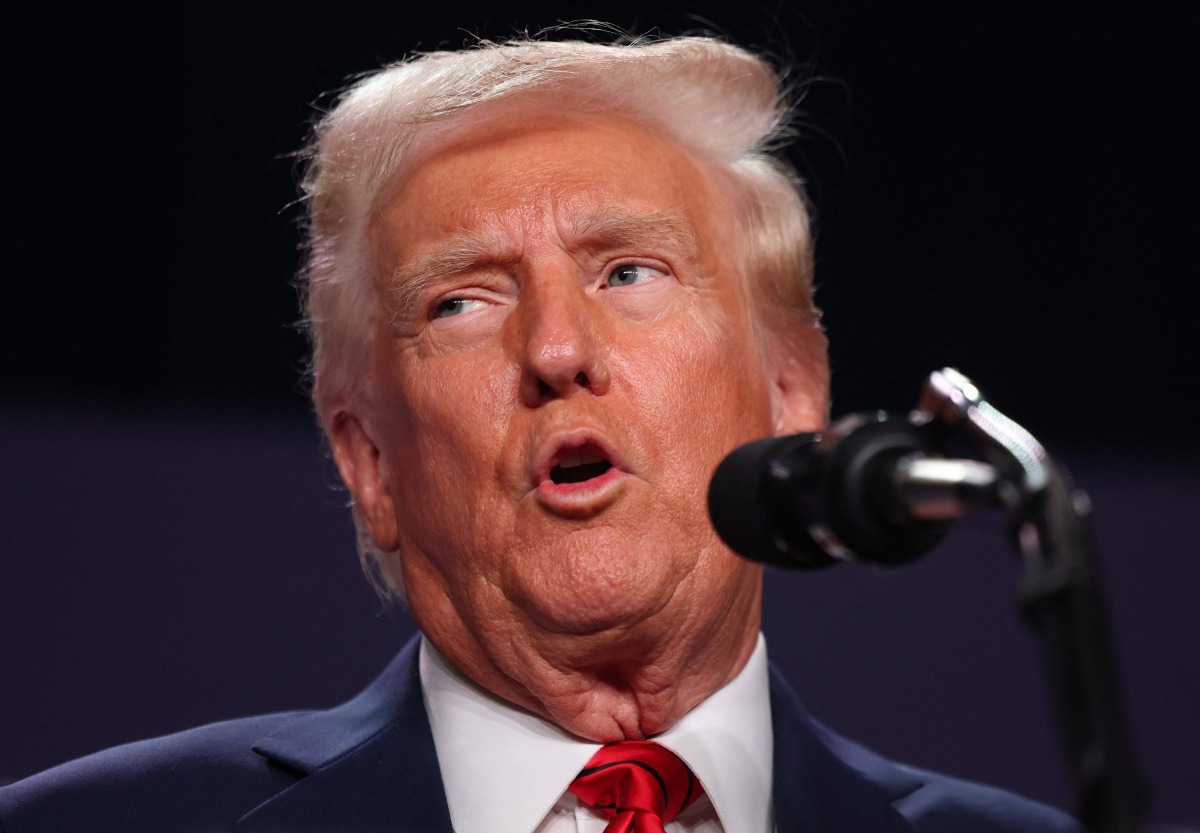 U.S. President Donald Trump addresses the 2025 Republican Issues Conference at the Trump National Doral Miami on January 27, 2025 in Doral, Florida. (Photo by JOE RAEDLE / GETTY IMAGES NORTH AMERICA / Getty Images via AFP)
