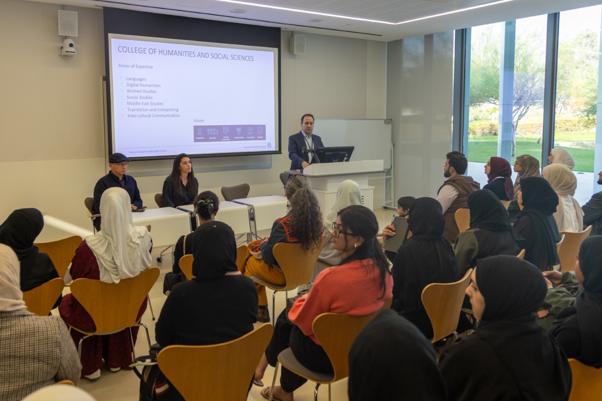 Participants during the Graduate Studies Open House.