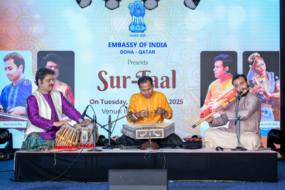 Artists from India performing at the ICC.