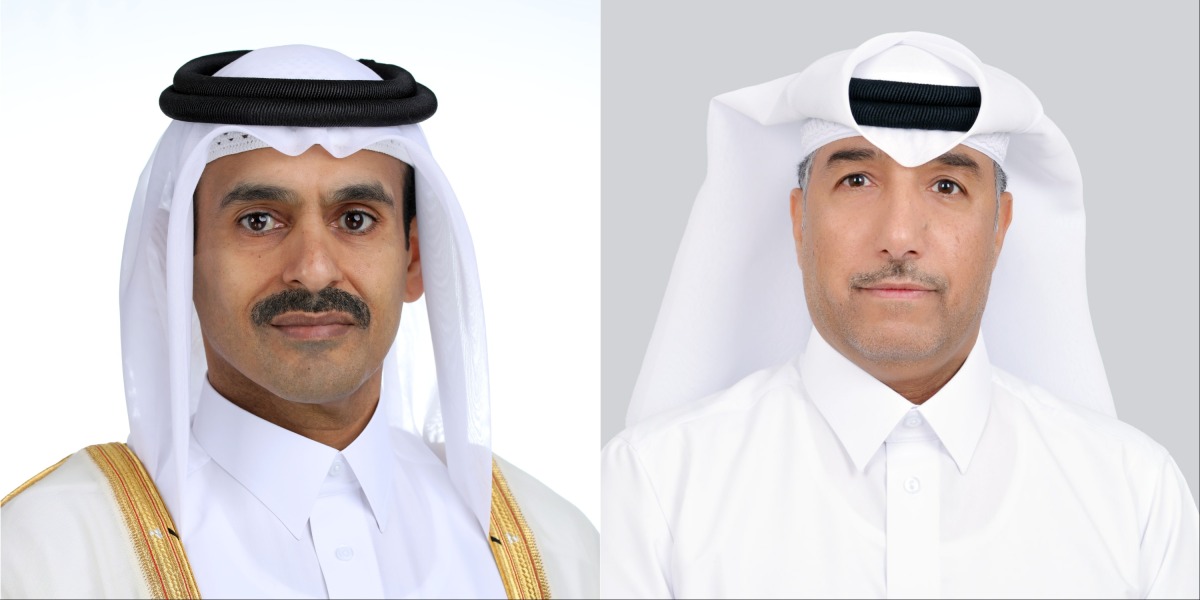 (LEFT) Minister of State for Energy Affairs, H E Saad bin Sherida Al Kaabi. (RIGHT) Managing Director & Chief Executive Officer, Mohammed Nasser Al Hajri. 