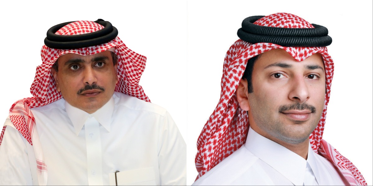 QLM Chairman Sheikh Saoud bin Khalid bin Hamad Al Thani (left) and QLM CEO Fahad Mohammed Al Suwaidi.