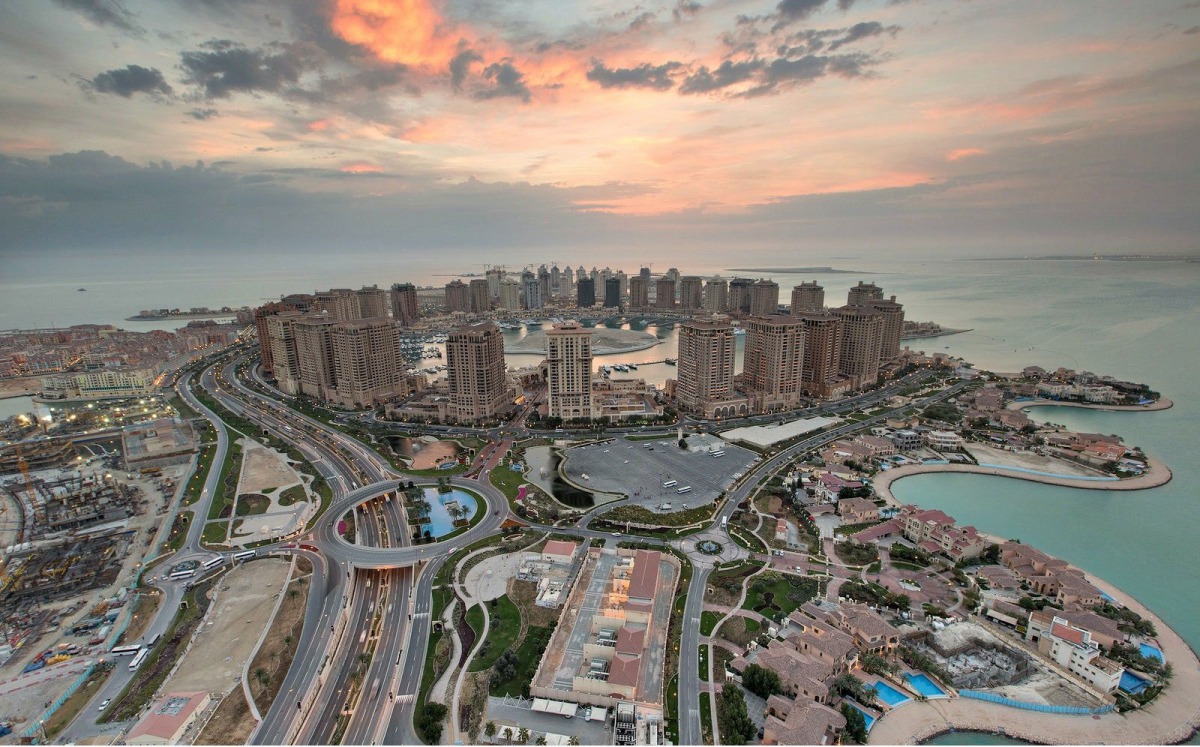 A file photo of the residential buildings in The Pearl Qatar.