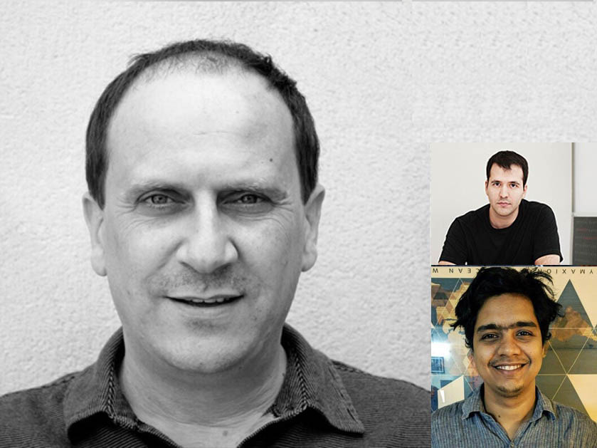 Clockwise from left: Khalil Benkirane; Antoine Waked; and Vinay Shukla