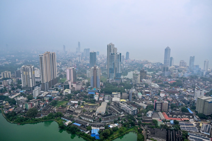 A general view shows Sri Lanka’s capital Colombo. (AFP)