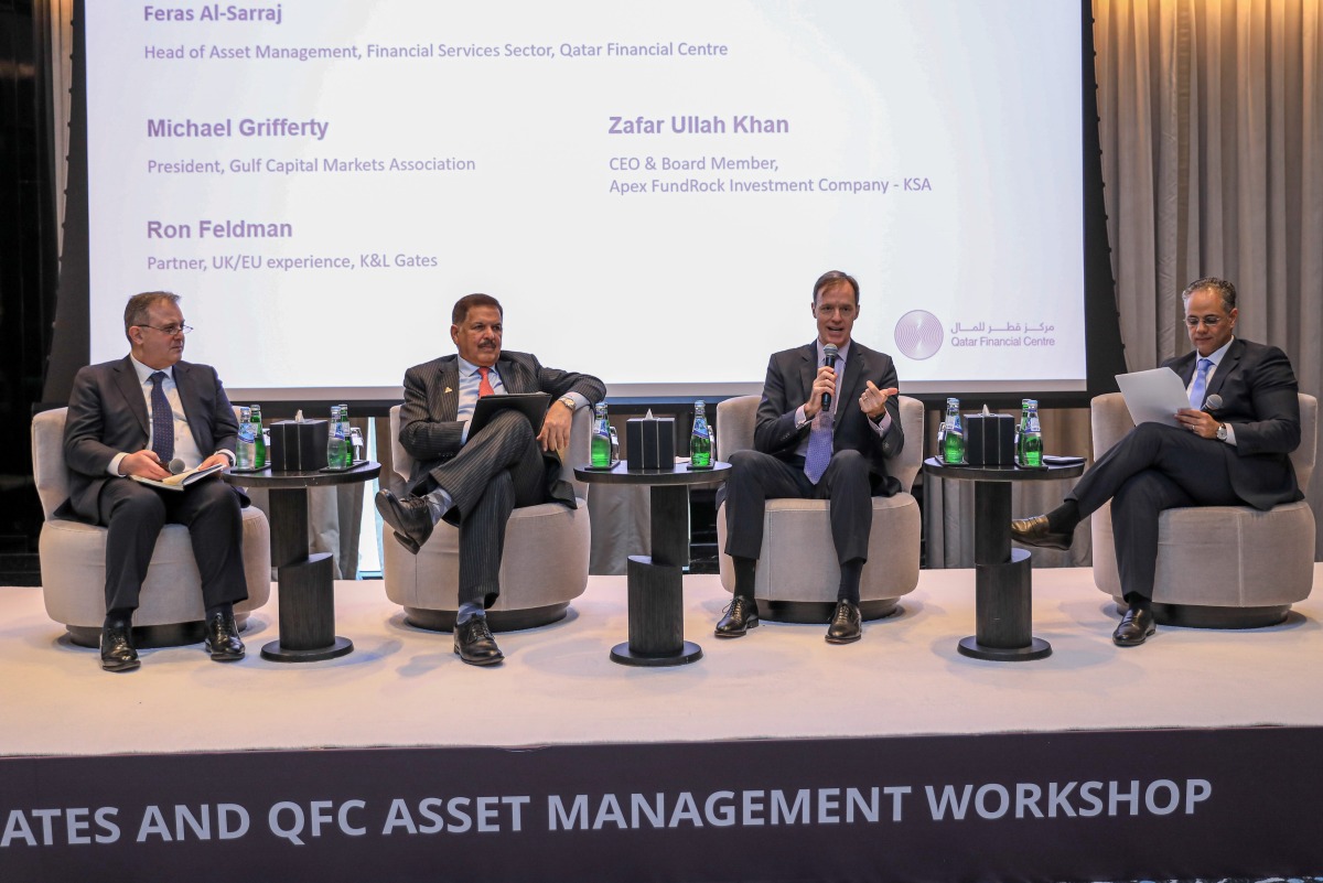 Panelists during the asset management workshop.