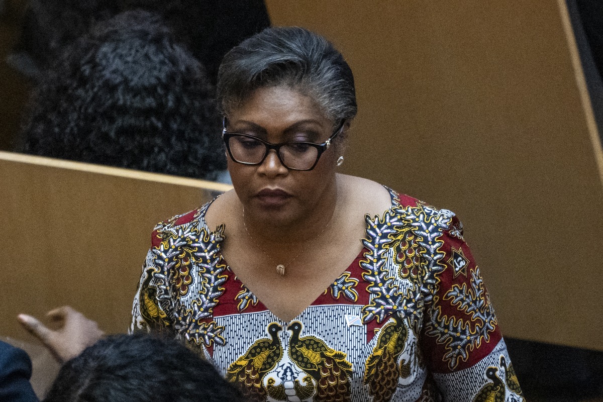 Photo used for representational purposes. Democratic Republic of Congo (DRC) Prime Minister Judith Suminwa arrives to attend the 38th African Union (AU) Summit, where leaders will elect a new head of the AU Commission, at the AU Headquarters in Addis Ababa on February 15, 2025. Photo by Amanuel Sileshi / AFP.