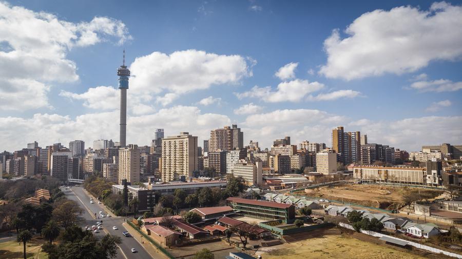 This photo taken on Aug. 10, 2023 shows the view of Johannesburg, South Africa. (Xinhua)
