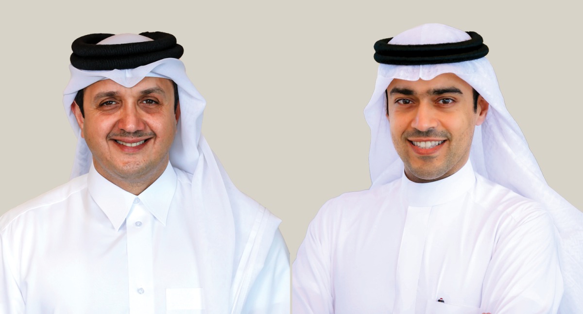 Abdulaziz Mohamed Al Mana (left) and Abdulatif Ali Al Fozan