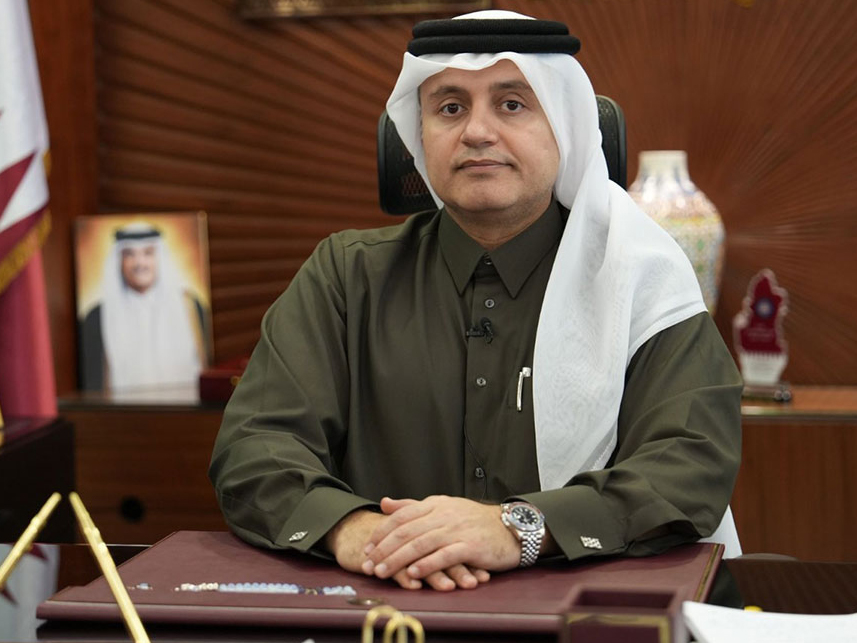 Ambassador of Qatar to Egypt and Permanent Representative to the Arab League H E Tariq Ali Faraj Al Ansari 