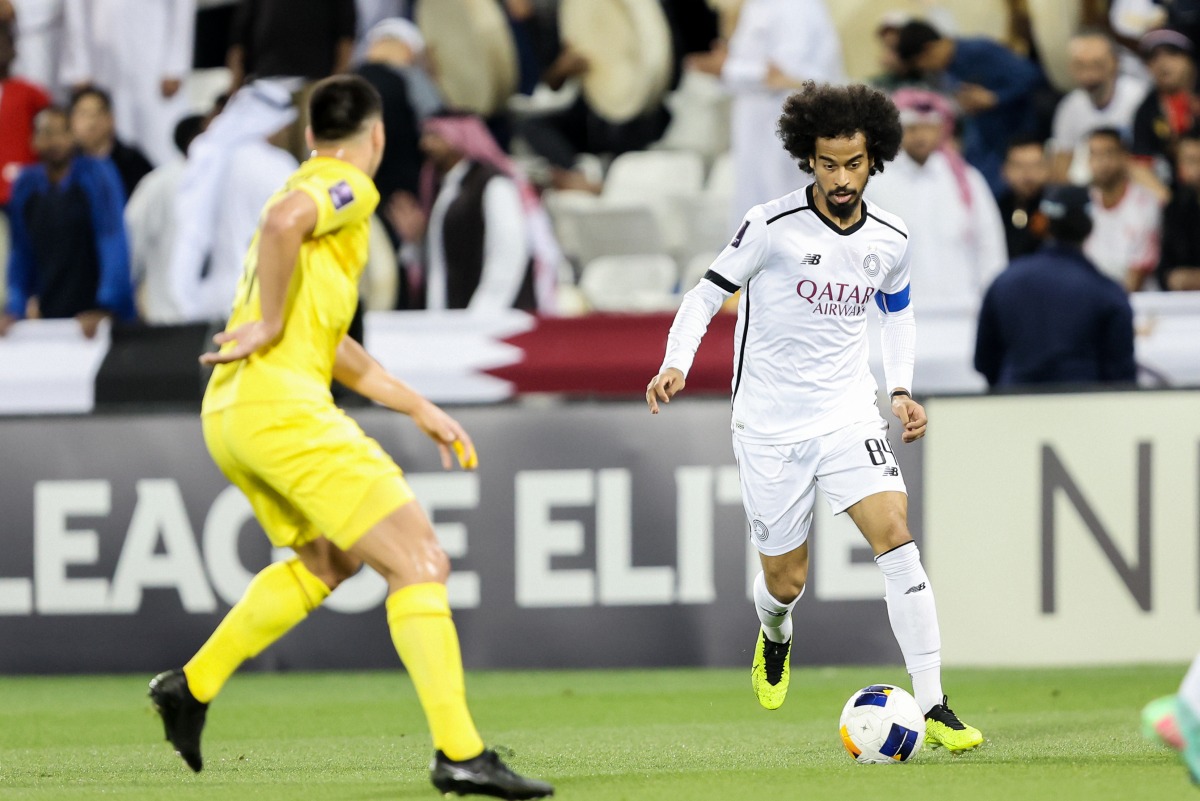 Al Sadd's Akram Afif in action.