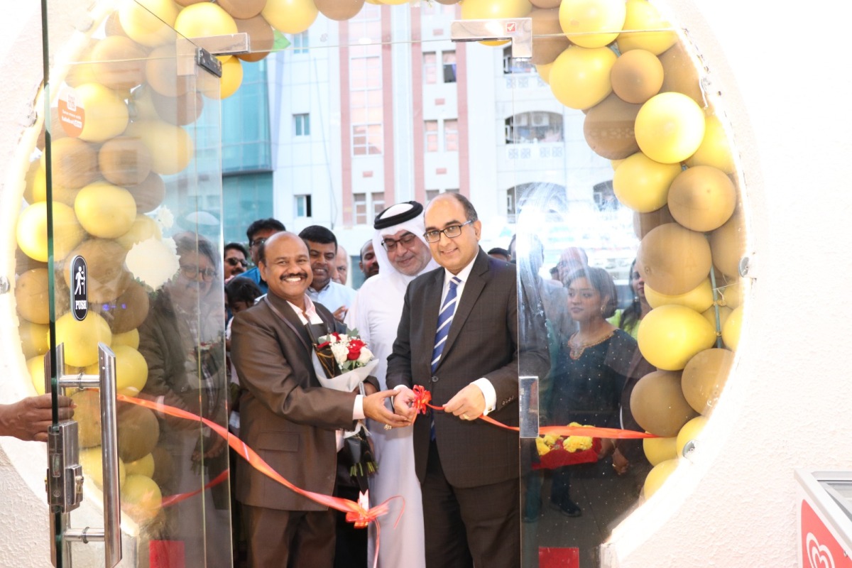 Ambassador of India to Qatar H E Vipul along with other officials inaugurating traditional restaurant Aryaas.